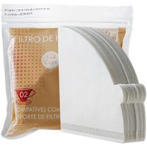 Filtro Branco Para Coador v60-02 - 100 Un - DaysBrasil