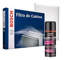 Filtro Cabine Ar Condicionado Bosch + Spray Higienizador Filtro Cabine Ar Condicionado Bosch + Spray Higienizador