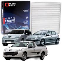 Filtro Cabine Ar Condicionado para Peugeot 206 Allure Feline Holiday Presence 207 Passion QuikSilver XS Hoggar Xl