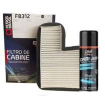 Filtro Cabine Ar Condicionado Santana Quantum + Higienizador