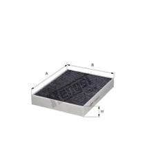 Filtro Cabine Cayenne 2002 a 2017 Hengst E2980LC Filtro Cabine Cayenne 2002 a 2017 Hengst E2980LC