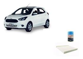 Filtro Cabine Ecosport Fiesta Ka Aromatizado + Higienizador Filtro Cabine Ecosport Fiesta Ka Aromatizado + Higienizador