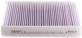 Filtro Cabine Lancer 2007 a 2016 Bosch 0 986 BF0 591 Filtro Cabine Lancer 2007 a 2016 Bosch 0 986 BF0 591