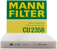 Filtro Cabine Rdx 2014 a 2018 Mann-Filter CU 2358 Filtro Cabine Rdx 2014 a 2018 Mann-Filter CU 2358