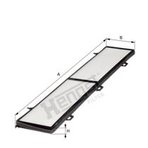 Filtro Cabine X1 2010 a 2015 Hengst E1959LI Filtro Cabine X1 2010 a 2015 Hengst E1959LI