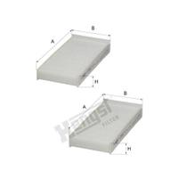 Filtro Cabine X2 2018 a 2021 Hengst E3950LI-2 Filtro Cabine X2 2018 a 2021 Hengst E3950LI-2
