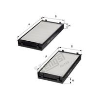Filtro Cabine X6 2008 a 2019 Hengst E2944LI-2 Filtro Cabine X6 2008 a 2019 Hengst E2944LI-2
