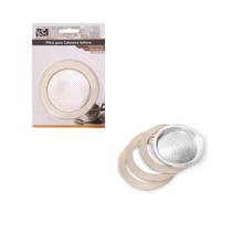 Filtro Cafeteira Italiana 12 Xícaras Com Borracha Reposição