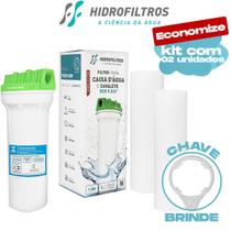 Filtro Caixa D'água e Cavalete Hidrofiltros + 2 Refil Extra