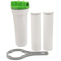 Filtro Caixa Dágua 25 Micra Eco 9.3/4 + 2 Refis - Branco Filtro Caixa Dágua 25 Micra Eco 9.3/4 + 2 Refis - Branco