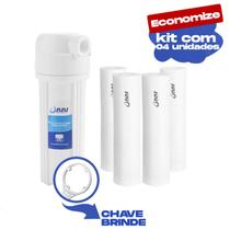 Filtro Caixa Dágua Bbi Poe Eco 9.3/4 + 4 Refil Extra + Chave