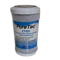 Filtro Carvao Ativado Compacto De 5 Polegadas 5 Micra Nsf Pure Tec