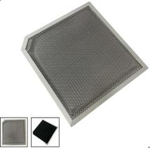 Filtro Carvão Ativado Inox Quadrado Coifa Fischer Talent 60cm Filtro Carvão Ativado Inox Quadrado Coifa Fischer Talent 60cm