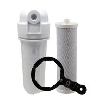 Filtro Chuveiro 9 3/4 Branco Remove Cloro Sujeira Mau Cheiro Filtro Chuveiro 9 3/4 Branco Remove Cloro Sujeira Mau Cheiro