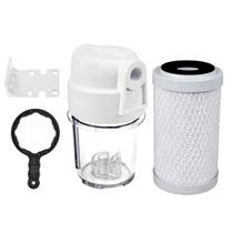 Filtro Chuveiro Royal B&B Transparente Reduz Cloro e Metais 5 Polegadas