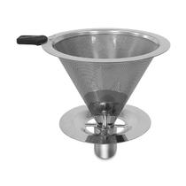 Filtro Coador Café Aço Inox Tamanho 103 Reutilizável Sem Papel Unitermi