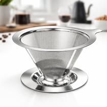 Filtro Coador De Café Inox Aço Peneira Reutilizável Filtro Coador De Café Inox Aço Peneira Reutilizável