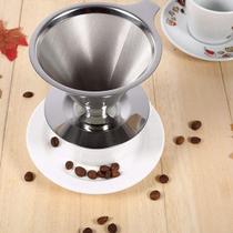 Filtro Coador De Café Inox Peneira Aço Reutilizável Práticidade Filtro Coador De Café Inox Peneira Aço Reutilizável Práticidade