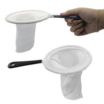 Filtro Coador De Café Pano Flanela Algodão Lavável Grande