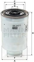 Filtro Combustível L200 1992 a 2011 Mann-Filter WK 940/11 X Filtro Combustível L200 1992 a 2011 Mann-Filter WK 940/11 X