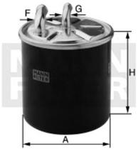 Filtro Combustível Ma 6000 E 2005 a 2011 WK 940/34 Filtro Combustível Ma 6000 E 2005 a 2011 WK 940/34