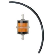 Filtro Combustível Moto Carburada Com Mangueira 20 Cm