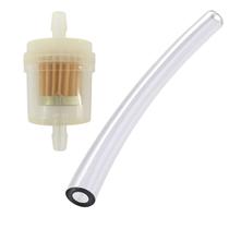 Filtro Combustível Moto Carburada Universal + Mangueira 30cm