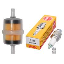 Filtro Combustível, Vela Biz 100 98.05/Web 100 05.13/ Crypton 115 09.16