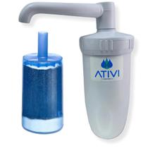 Filtro Copo Abs Branco Ativi C/ Vela De Carvão Ativado