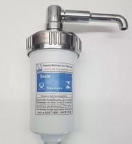 Filtro Copo Abs Universal Com Refil Para Torneira Branco