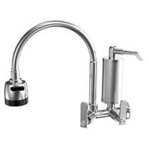 Filtro Cozinha Parede Bica Móvel Flex Pratic Cromado Romar