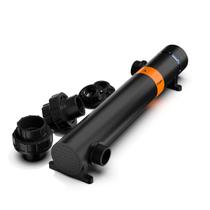 Filtro Cubos Uv 36w com adaptador Bocal Saida 3_4 revestimento interno em aço inox para lagos e aquarios