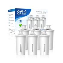 Filtro de Água AQUA CREST para Jarra Brita - Pacote com 6 Unidades