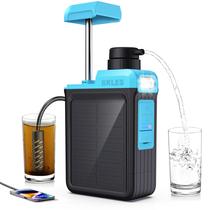 Filtro de água BKLES 3 em 1 solar elétrico com bomba manual de acampamento Filtro de água BKLES 3 em 1 solar elétrico com bomba manual de acampamento