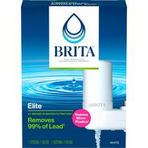 Filtro de Água Brita para Torneira - Remove Chumbo, Livre de BPA, com Indicador de Troca