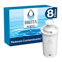 Filtro de água BRITA Standard, pacote com 8 unidades, sem BPA, 76L