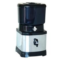 Filtro de água com cuba de barro e suporte em Inox - 11 litros Cor:Preto
