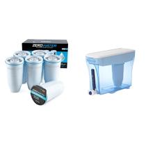 Filtro de Água com Dispensador ZeroWater 23 Copos 5 Estágios + 6 Filtros Filtro de Água com Dispensador ZeroWater 23 Copos 5 Estágios + 6 Filtros