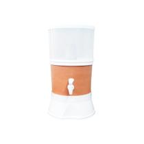 Filtro de água com vela e cuba de barro branco Micromax Filtro de água com vela e cuba de barro branco Micromax
