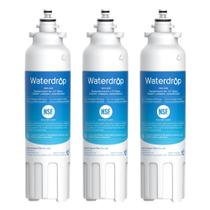Filtro de água de geladeira Waterdrop ADQ73613401 para LG LT800P, pacote com 3 Filtro de água de geladeira Waterdrop ADQ73613401 para LG LT800P, pacote com 3