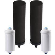 Filtro de Água HUINING 26 cm Carvão Ativado e Fluoreto Pacote com 4 unidades Filtro de Água HUINING 26 cm Carvão Ativado e Fluoreto Pacote com 4 unidades