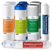 Filtro de água iSpring F9K com certificação NSF de 1 ano para RO de 6 estágios