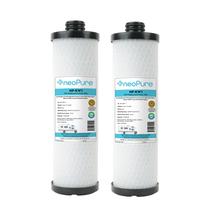 Filtro de Água Neo-Pure NP-KW1 10" Bloco de Carbono 2 Unidades