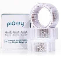 Filtro de água PIURIFY, pacote com 3 unidades de sulfito de cálcio para jarro de hidrogênio