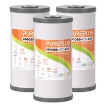 Filtro de Água PUREPLUS PP 10"x4,5" Sedimento Carvão KDF