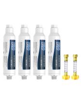 Filtro de água RV AQUA CREST Inline com 4 unidades certificadas pela NSF