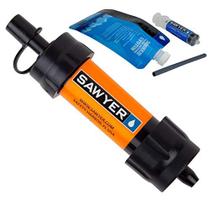 Filtro de Água Sawyer MINI - Sistema Simples de Filtragem (Laranja) - Sawyer Products