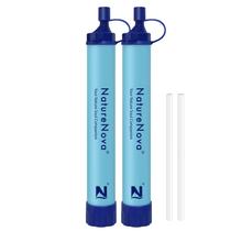 Filtro de água Straw NatureNova Outdoor Portable (pacote com 2) Filtro de água Straw NatureNova Outdoor Portable (pacote com 2)