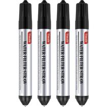 Filtro de água Straw Timain Mini, pacote com 4 unidades para atividades ao ar livre