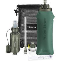 Filtro de água Straw Timain Portable Personal, pacote com 2